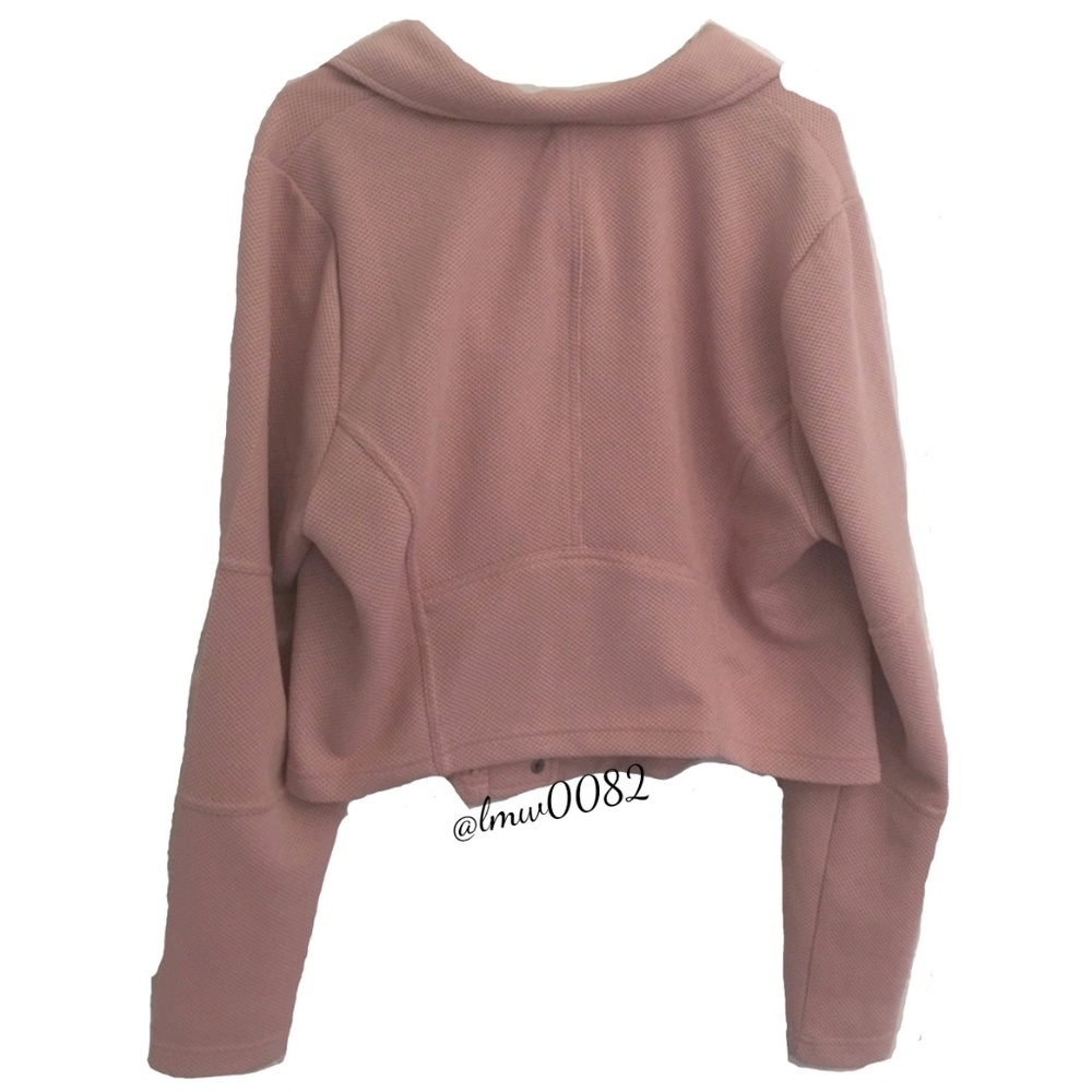 Sold Lightweight Blush Pink Moto Jacket Torrid 2 - Picture 4 of 6